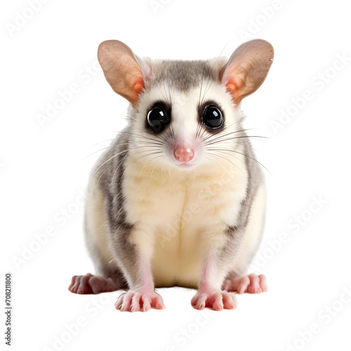 Sugar_Glider isolated on transparent and white background