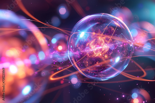 Quantum Mechanics Multiverse Scientific Illustration