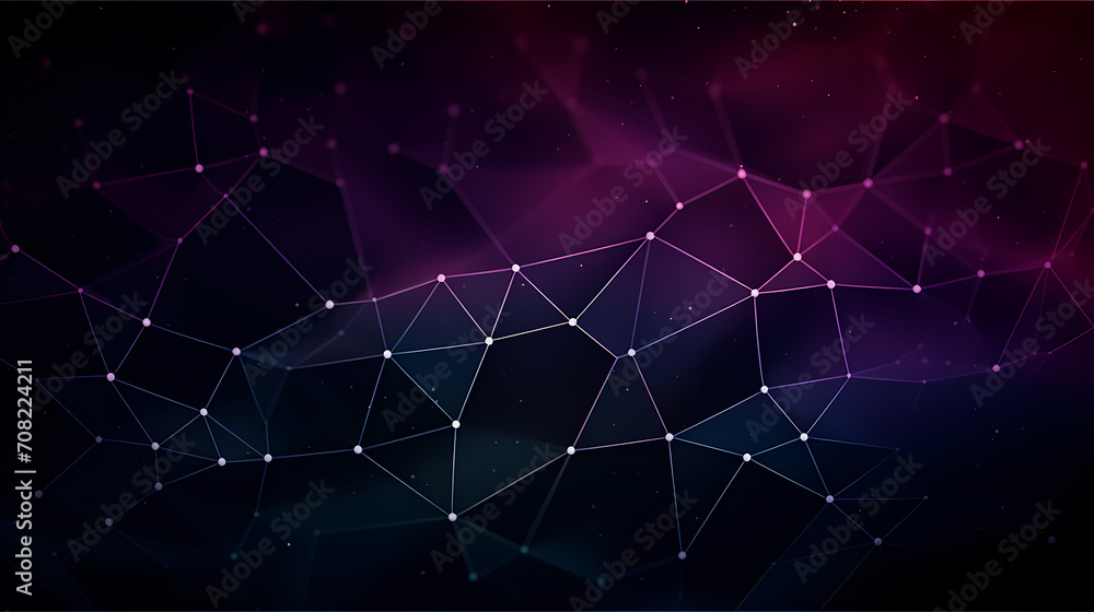 Obraz premium Abstract line art background, technological background