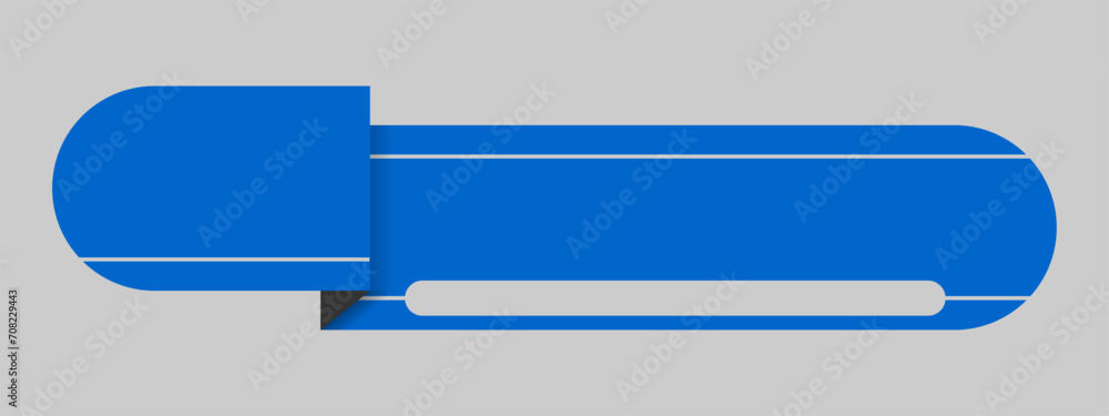 Simple Modern Lower Third In Blue For TV Shows, Streaming And Perfect For News Simple Modern Lower Third In Blue For TV Shows, Streaming And Perfect For News