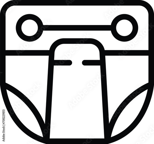 Senior skin elderly icon outline vector. Aged female. Tape old control
