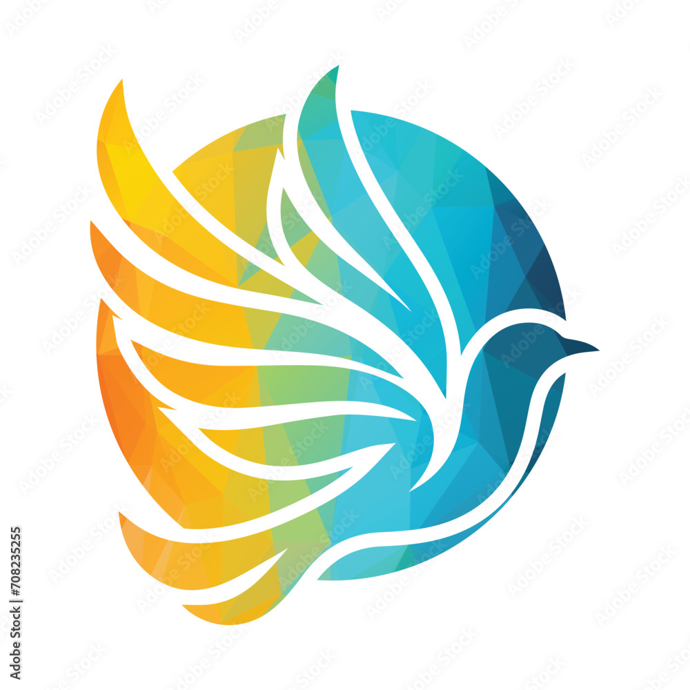 Fototapeta premium Bird Logo Design Vector Illustration