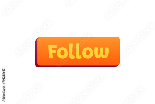 Follow Button Functional Music Related Sticker
