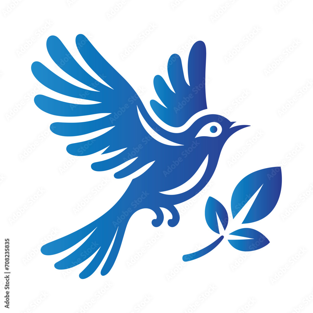 Obraz premium Bird Logo Design Vector Illustration