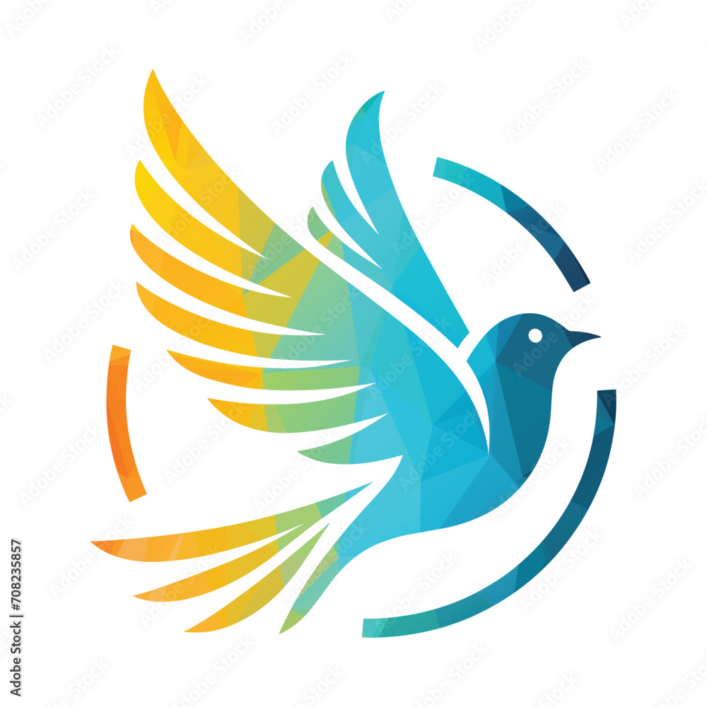 Fototapeta premium Bird Logo Design Vector Illustration