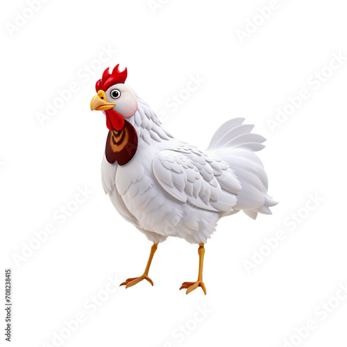 chicken, cartoon, animal, png © Dede