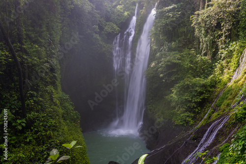 Aling Aling Waterfall in Bali Island  Indonesia