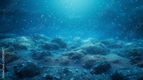 underwater scene with space for text