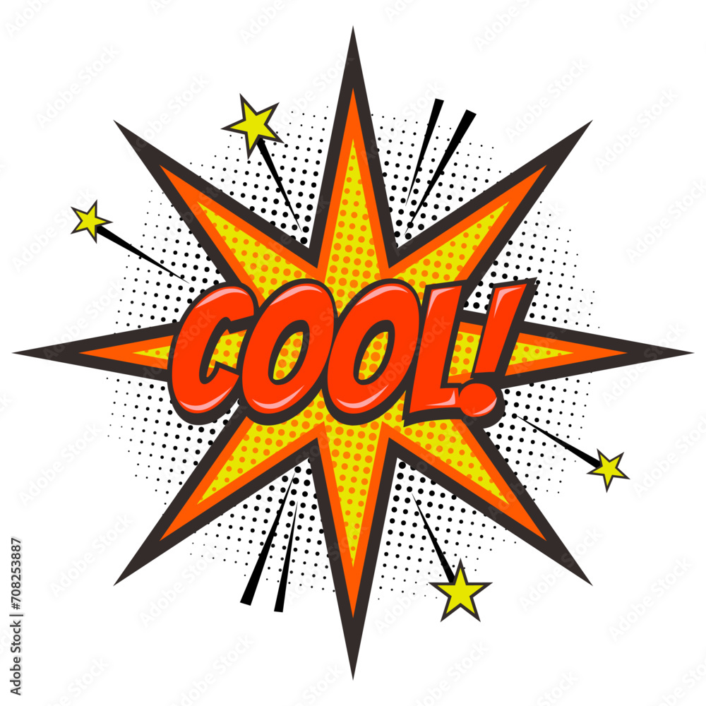 cool text expression comic pop art style cool text expression comic pop art style