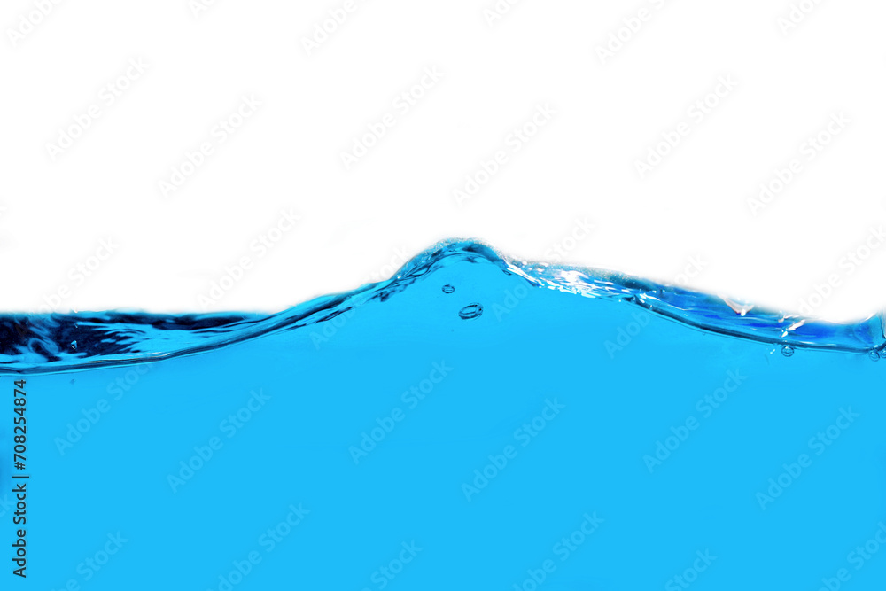 Clean water with water droplets and waves Clean water with water droplets and waves