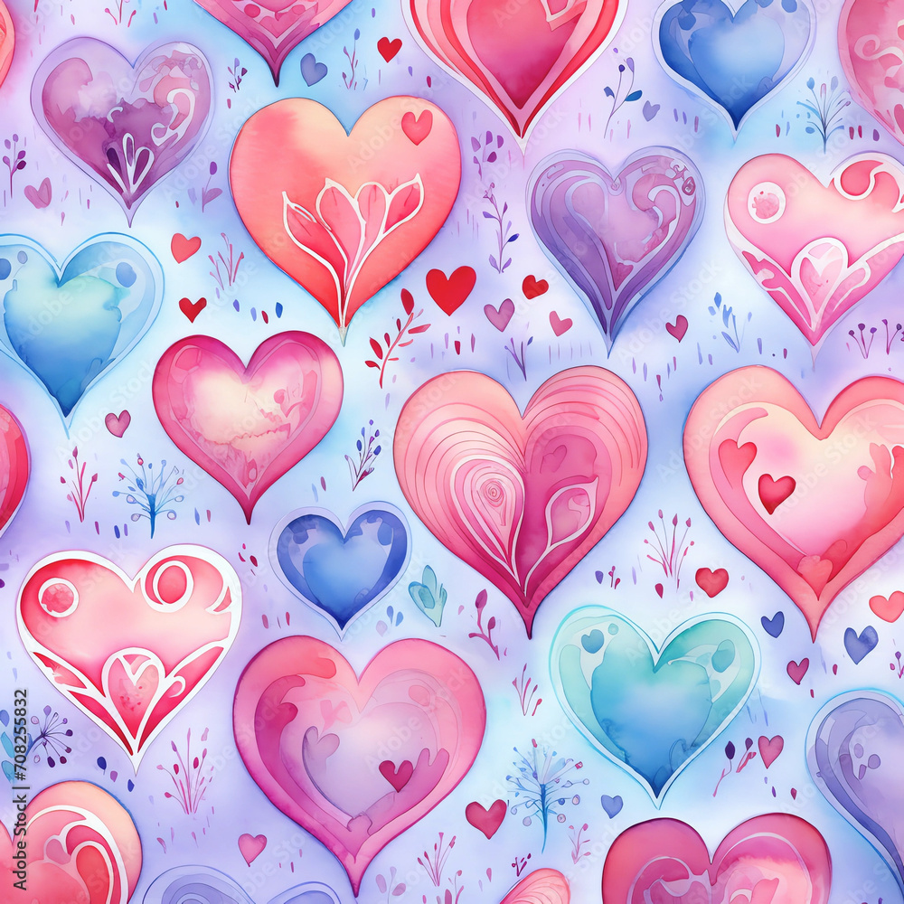 Watercolor Valentine's Day Digital Papers,Love Digital Paper Pack, Valentines Day Patter Papers, Valentine's Day Scrapbook Pattern Papers Watercolor Valentine's Day Digital Papers,Love Digital Paper Pack, Valentines Day Patter Papers, Valentine's Day Scrapbook Pattern Papers