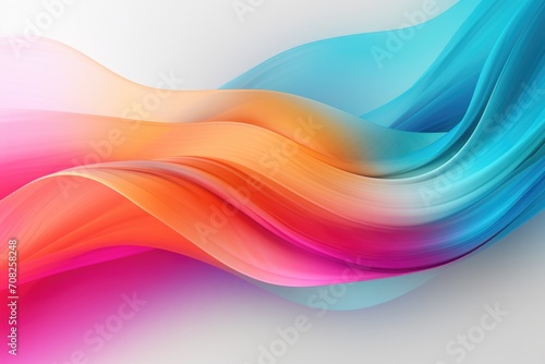 Abstract colorful waves. color background