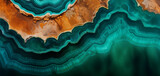 Fancy green geode textured curves for wallpaper or background 005
