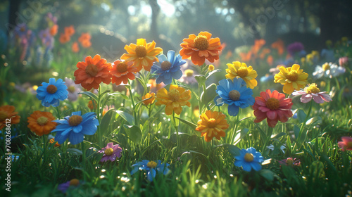 flowers in the garden © AA
