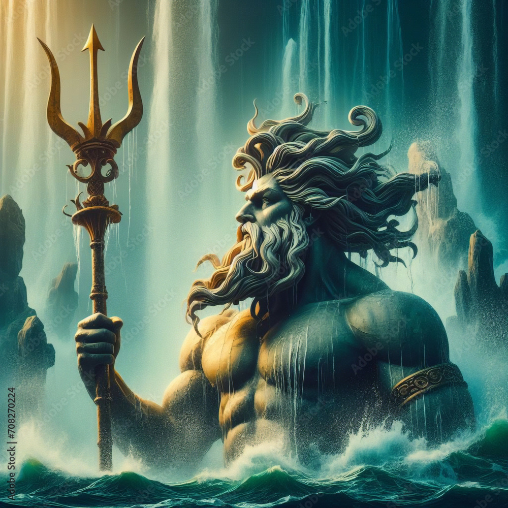 Poseidon in ancient Greek mythology is the supreme sea god, one of the