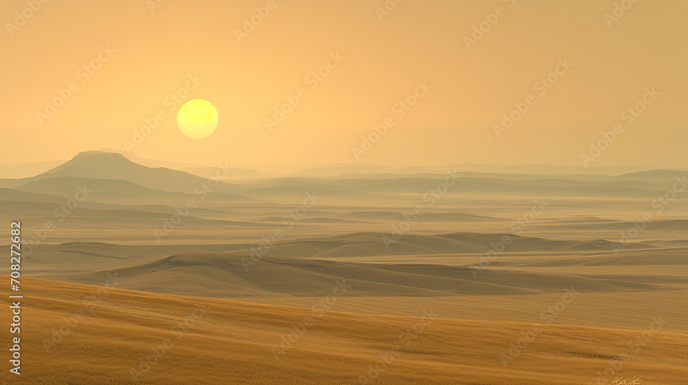 sunset in the desert sunset in the desert