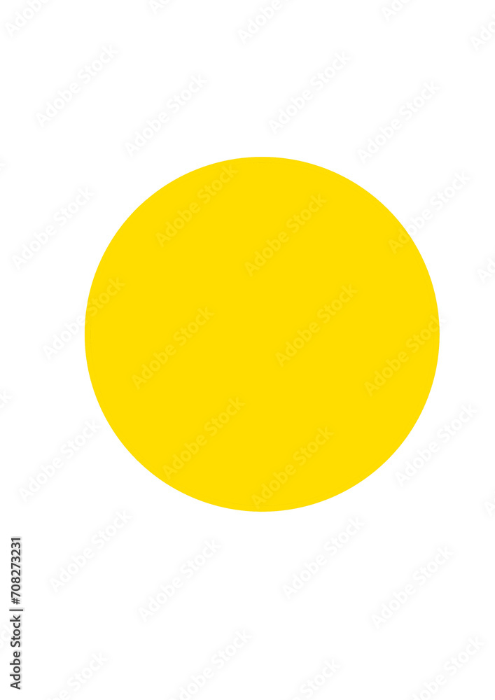 yellow paper speech bubble