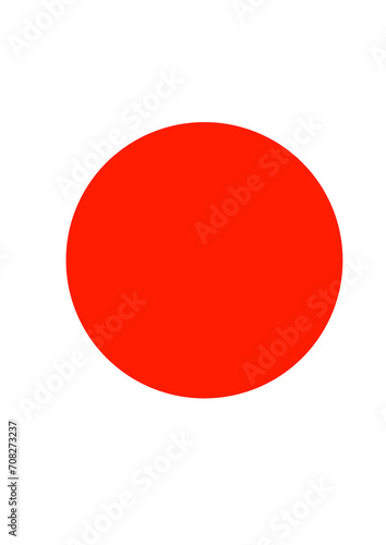 red paper bubble isolated