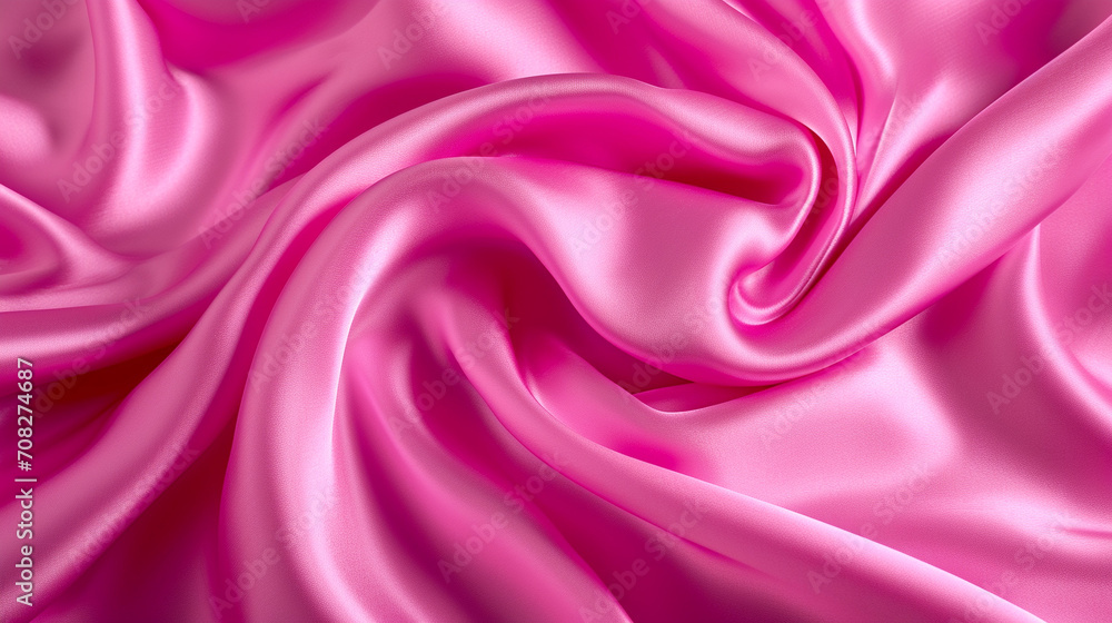 Obraz premium pink satin fabric