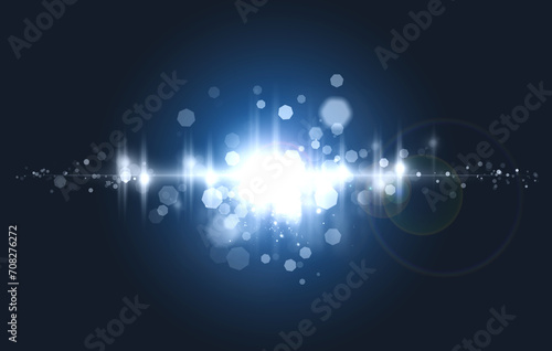 Lens flare background for design