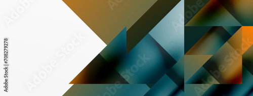 Captivating vector abstraction. Triangles interlock in mesmerizing dance, crafting dynamic geometric backdrop. Fusion of shapes and angles creates artful symphony of modern design