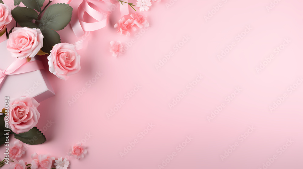 Floral frame with decorative flowers, decorative flower background pattern, floral border background Floral frame with decorative flowers, decorative flower background pattern, floral border background