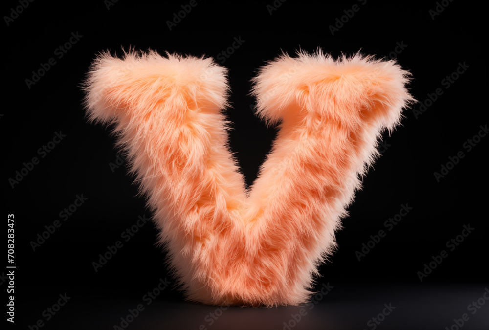 Letter V made of down feather.Down feather font concept. Unique collection of letters and numbers. Spring, summer and valentines creative idea Letter V made of down feather.Down feather font concept. Unique collection of letters and numbers. Spring, summer and valentines creative idea