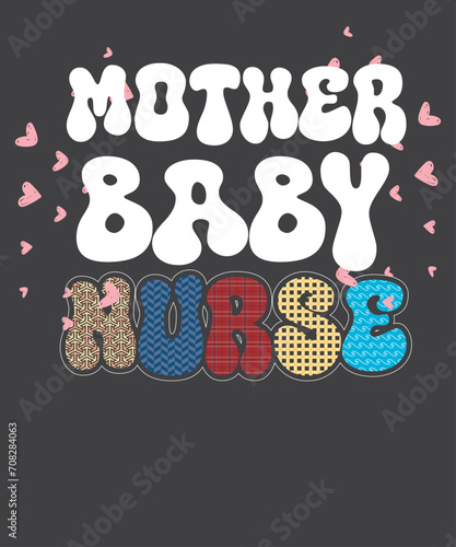 Retro Groovy Mother Baby Nurse Happy Valentines Day T-Shirt design vector,
nurse, mother, baby, valentines, day, retro, groovy, squad, happy, t-shirt, tee
