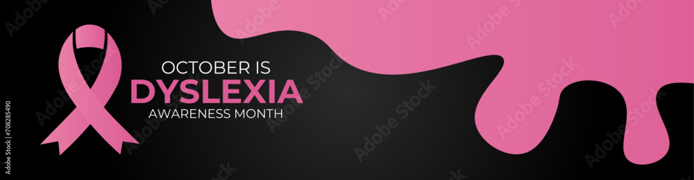 Dyslexia awareness month is observed every year in october. Vector illustration of dyslexia awareness month in aims to support those with this learning difficulty. banner, cover, poster, background. Dyslexia awareness month is observed every year in october. Vector illustration of dyslexia awareness month in aims to support those with this learning difficulty. banner, cover, poster, background.