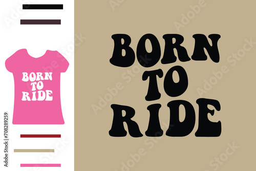 cowboy born to ride t shirt design 2.eps