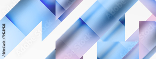 Vivid abstraction unfolds. Triangles in seamless harmony, composing dynamic geometric backdrop. Interplay of angles and hues forms captivating tapestry, evoking modernity and artistic allure