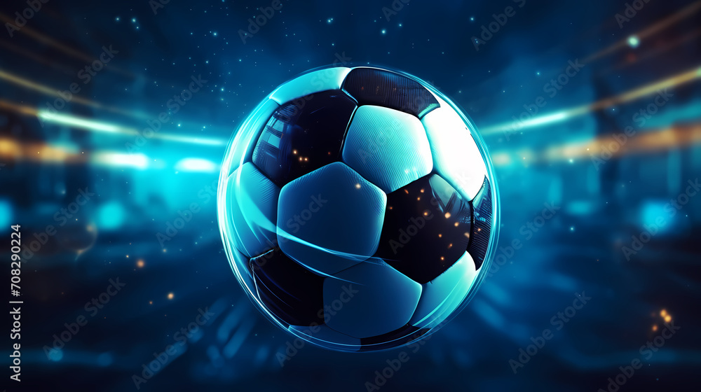 Fototapeta premium Super bowl background, american football banner