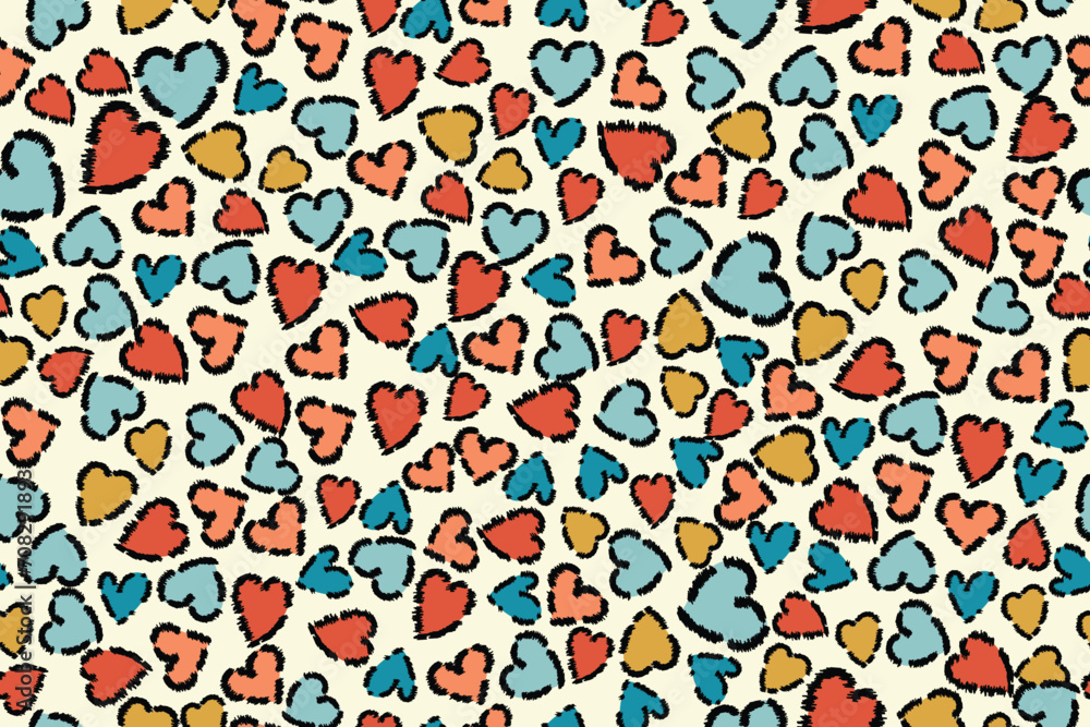 Abstract love seamless pattern for background, wallpaper, fabric, wrapping, etc Abstract love seamless pattern for background, wallpaper, fabric, wrapping, etc