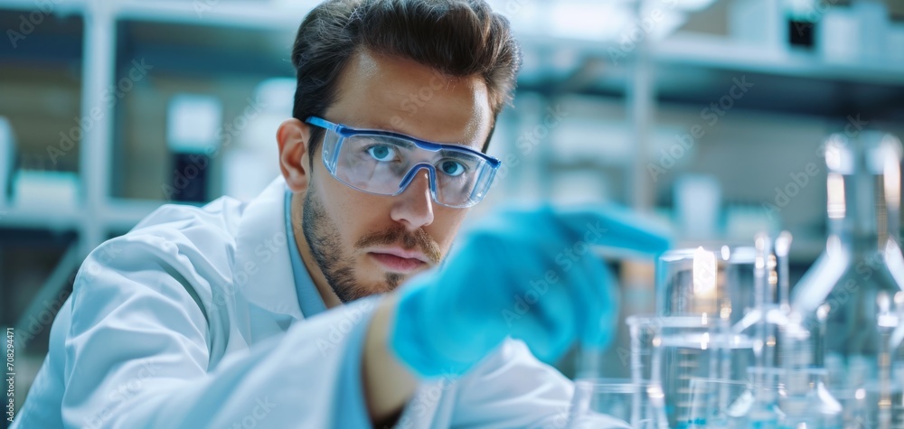 Medical Development Laboratory by AI generate. Medical Development Laboratory by AI generate.