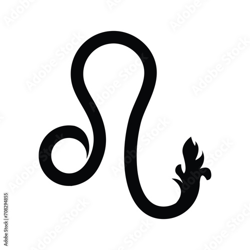 zodiac star icon leo vector