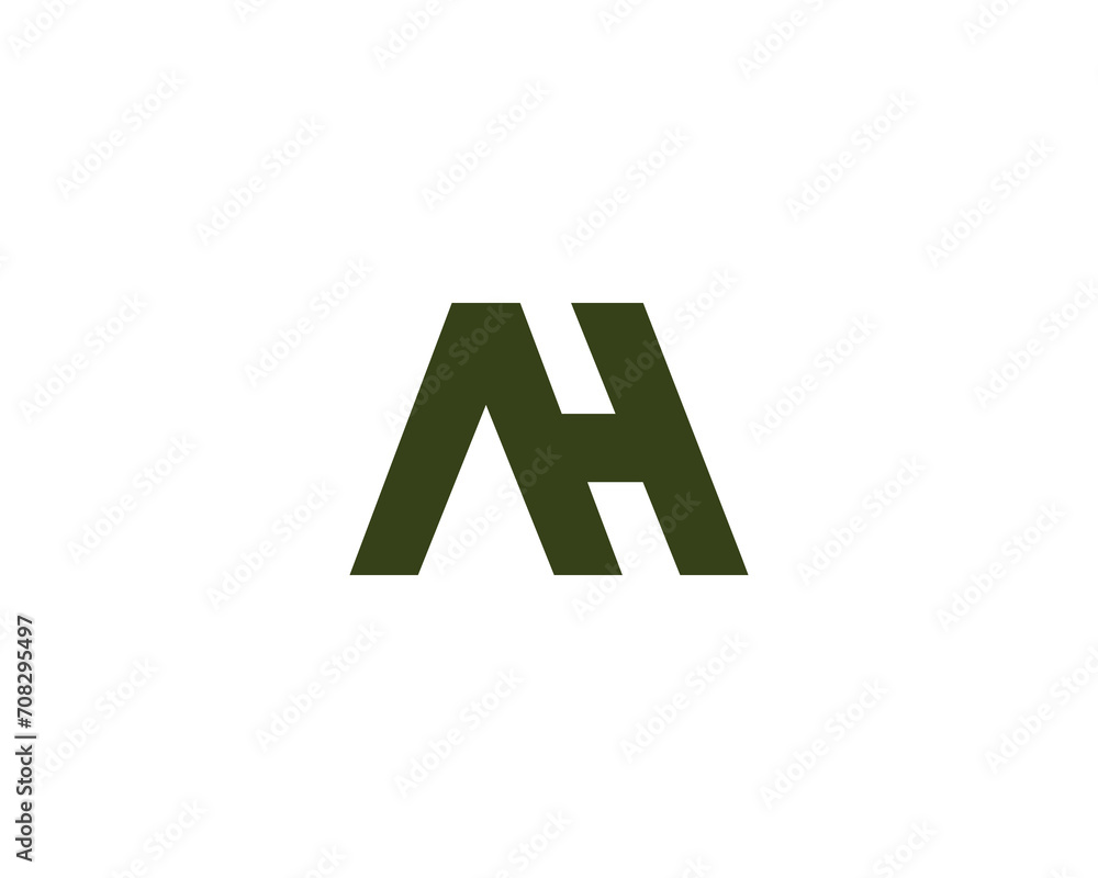 AH LOGO DESIGN VECTOR TEMPLATE AH LOGO DESIGN VECTOR TEMPLATE