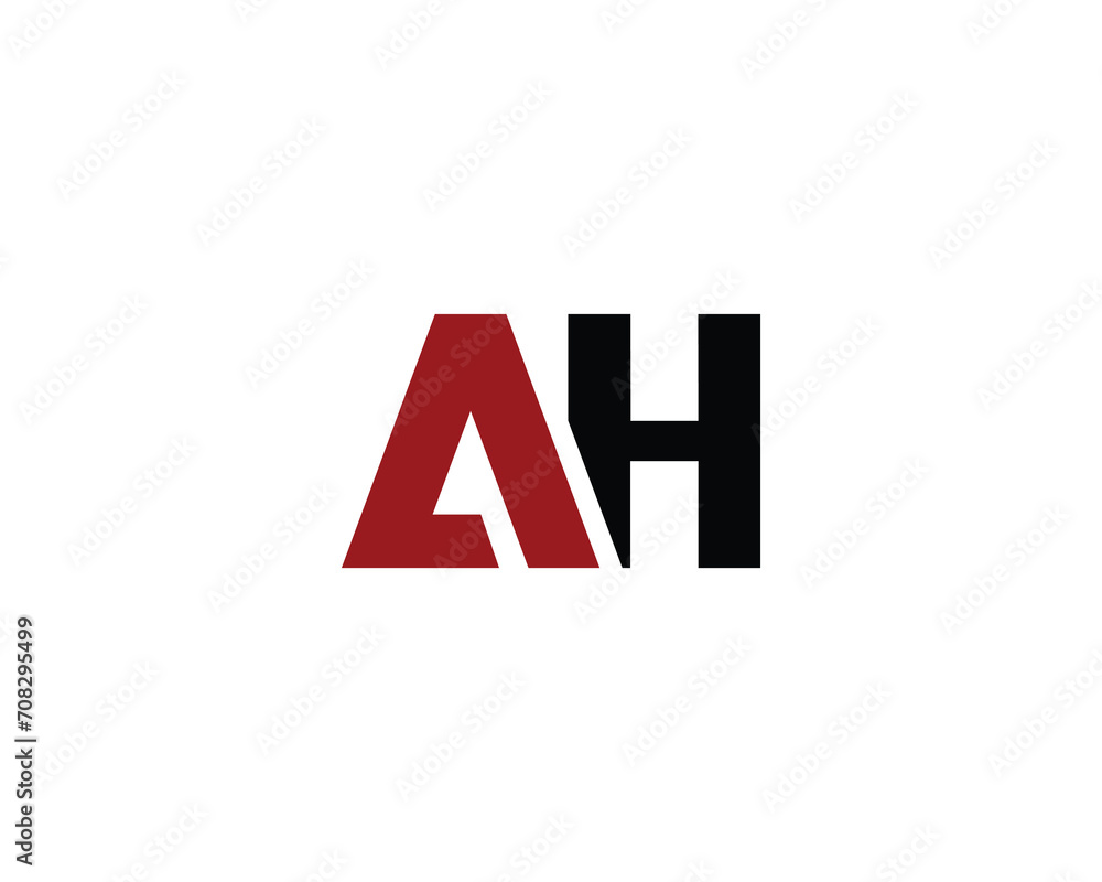 AH LOGO DESIGN VECTOR TEMPLATE AH LOGO DESIGN VECTOR TEMPLATE