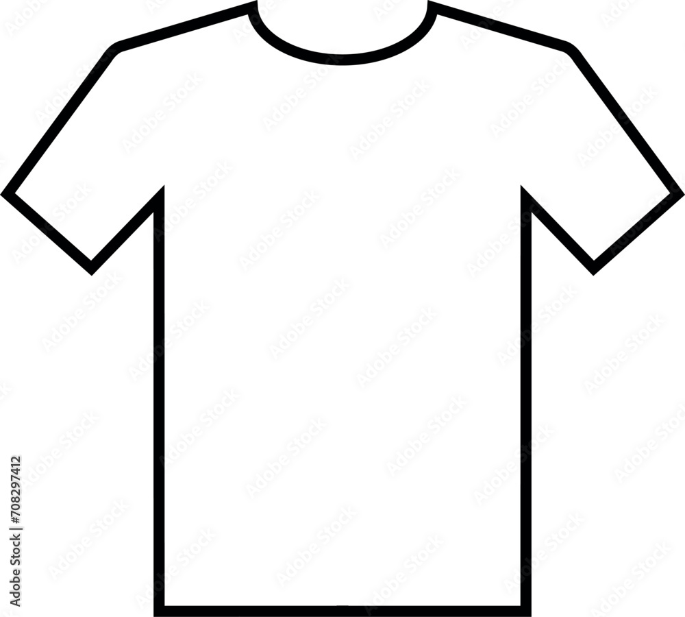 Half sleeve t-shirt icon sign. Clothing signs and symbols. Half sleeve t-shirt icon sign. Clothing signs and symbols.