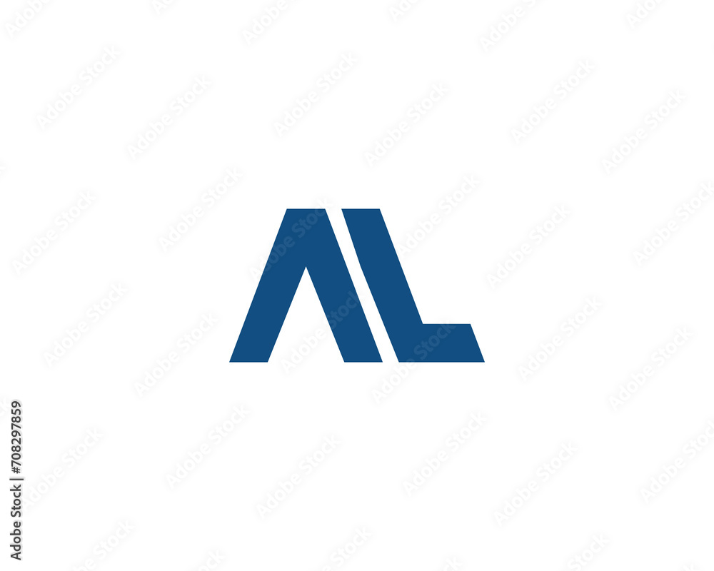 AL LOGO DESIGN VECTOR TEMPLATE AL LOGO DESIGN VECTOR TEMPLATE