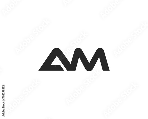 AM LOGO DESIGN VECTOR TEMPLATE