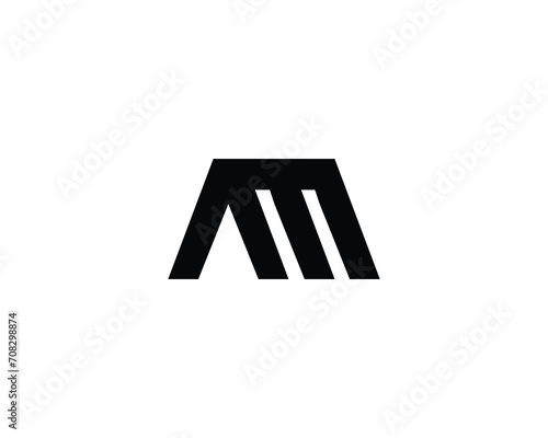 AM LOGO DESIGN VECTOR TEMPLATE