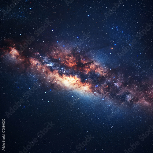 Starry Night Sky Banner, A Breathtaking View of the Cosmos for Stunning Designs