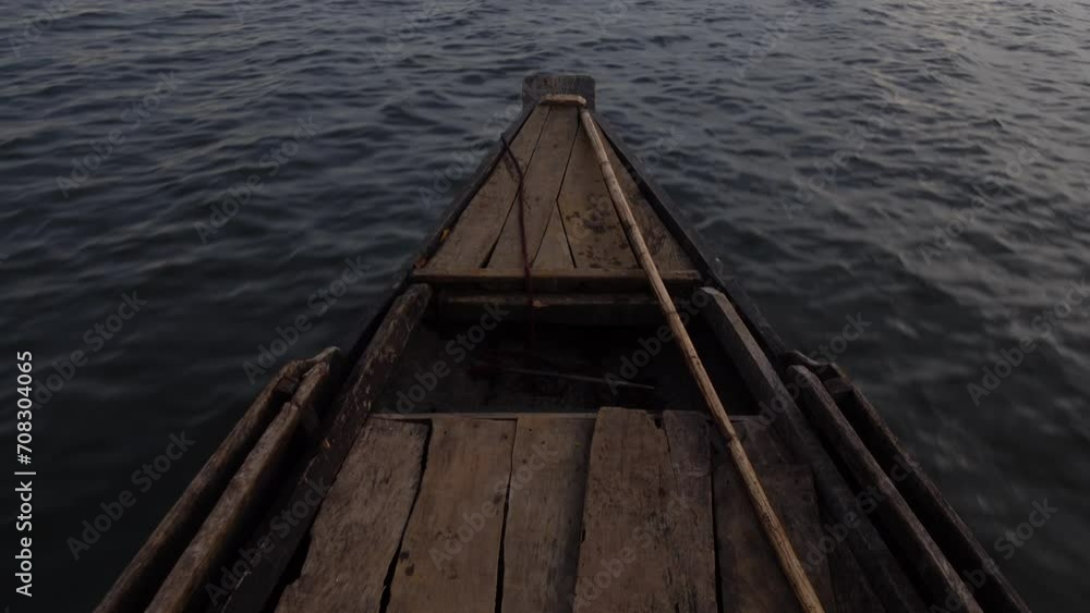 Beautiful view of the river and Haor watershed from the front of the moving boat. Scenery of wetland water in Haor, Sunamganj, Bangladesh. Beautiful view of the river and Haor watershed from the front of the moving boat. Scenery of wetland water in Haor, Sunamganj, Bangladesh.