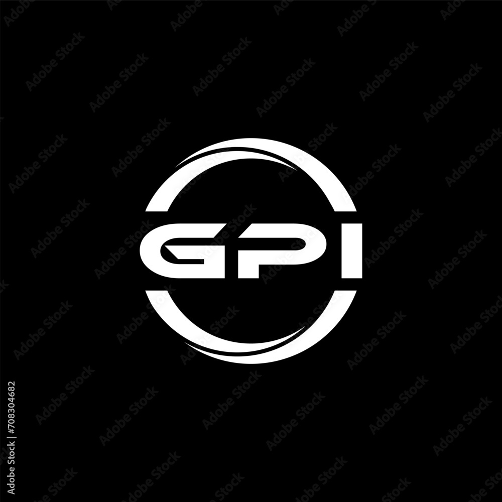 GPI letter logo design with black background in illustrator, cube logo, vector logo, modern alphabet font overlap style. calligraphy designs for logo, Poster, Invitation, etc. GPI letter logo design with black background in illustrator, cube logo, vector logo, modern alphabet font overlap style. calligraphy designs for logo, Poster, Invitation, etc.
