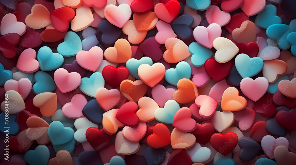 Romantic heart-shaped Valentine's Day background, symbolizing Valentine's Day, wedding, love Romantic heart-shaped Valentine's Day background, symbolizing Valentine's Day, wedding, love