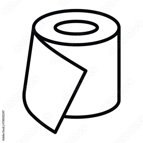 Tissue paper icon design, illustration design