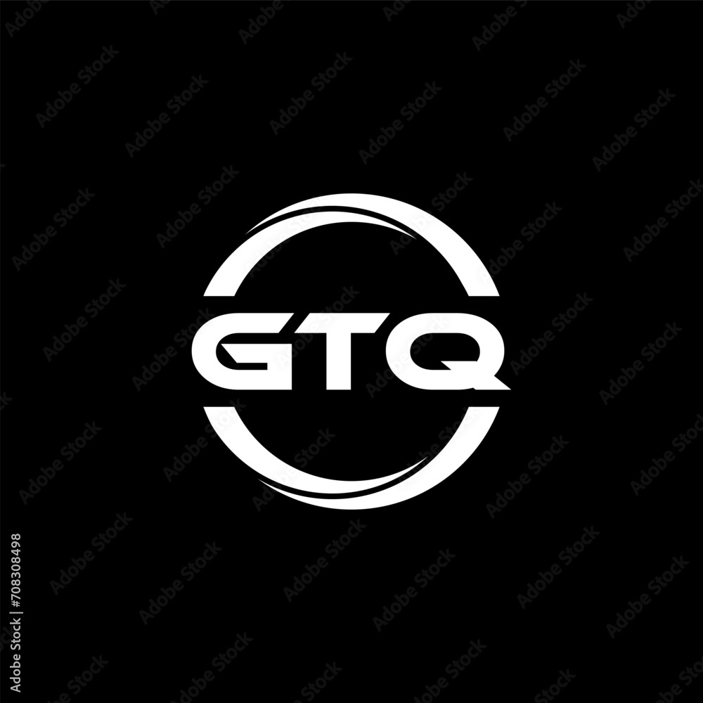GTQ letter logo design with black background in illustrator, cube logo, vector logo, modern alphabet font overlap style. calligraphy designs for logo, Poster, Invitation, etc. GTQ letter logo design with black background in illustrator, cube logo, vector logo, modern alphabet font overlap style. calligraphy designs for logo, Poster, Invitation, etc.