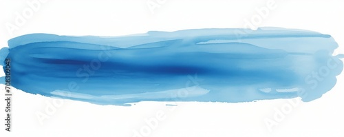 Blue Watercolor Stroke Brush, Generative AI © Design Dynasty