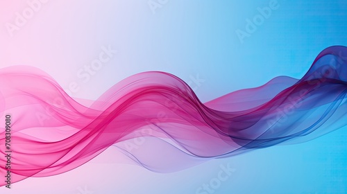 Wallpaper Mural a blue vapor pink background simple sharp music waves Torontodigital.ca
