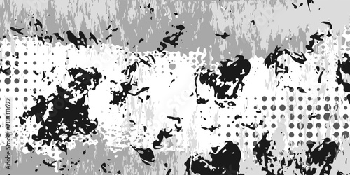 Grunge texture white and black. Sketch abstract to Create Distressed Effect. Overlay Distress grain monochrome design. Stylish modern background for different print products. Vector abstract dots
